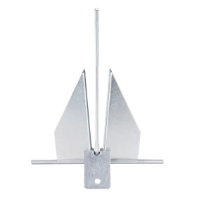 Fluke Style Anchor Kit, 8.5 LBS Hot-Dipped Galvanized Steel Fluke Anchor with 7.9' Chain, 75' Rope and Two 0.4" Shackles